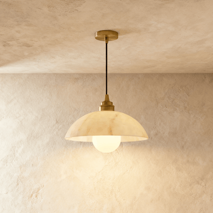 Cupola Alabaster Pendant Light