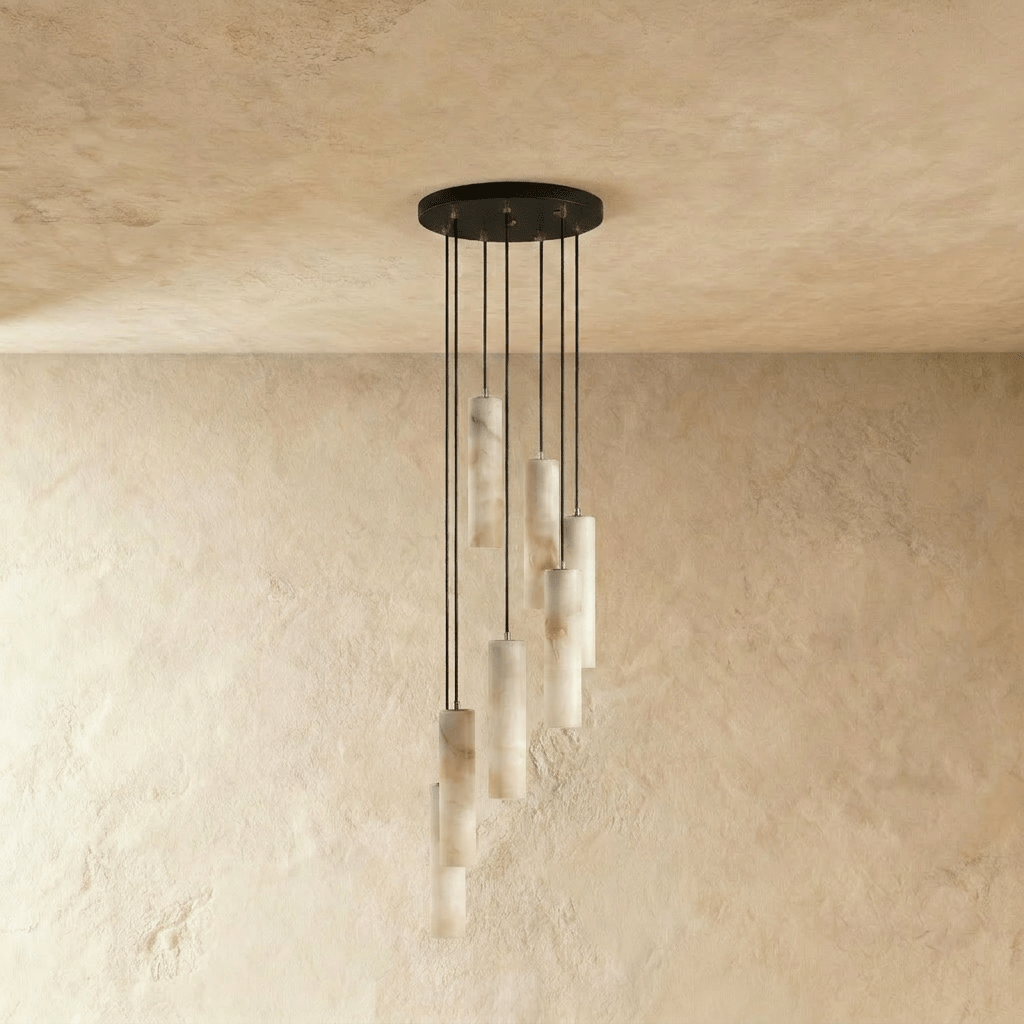 nuvlight Entokei Modern Luxury Alabaster Chandelier