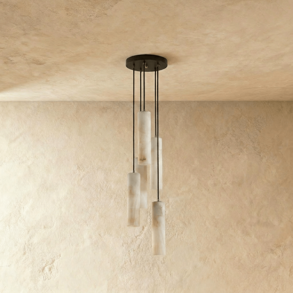 nuvlight Entokei Modern Luxury Alabaster Chandelier