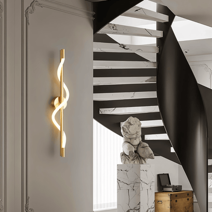 nuvlight Helixa Modernist Spiral Silicone LED Wall Sconce