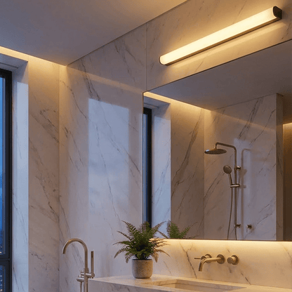 nuvlight Knoris Architectural Linear Bathroom Vanity Sconce