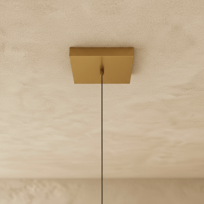 nuvlight Munira Modernist Symmetrical Opal Linear Chandelier