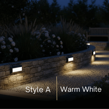 Arcato Modern Outdoor Step Deck Light – Waterproof Pathway Light for Courtyard/Staircase