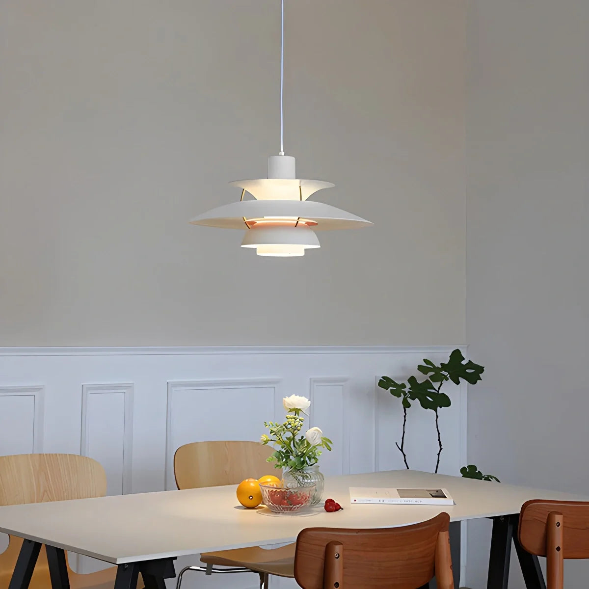 Modern White nordic multi pendant lamp