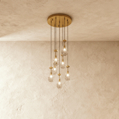 Pulcher Glass Tears Chandelier