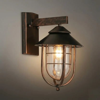 Irondale Industrial Outdoor Wall Lamp - Waterproof light for Garden