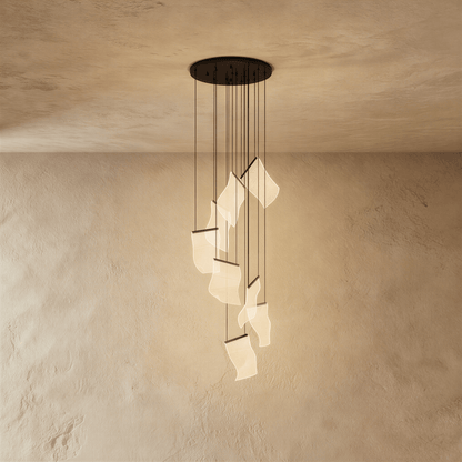 Sheets Chandelier (Round Ceiling Mount) - Residence Supply