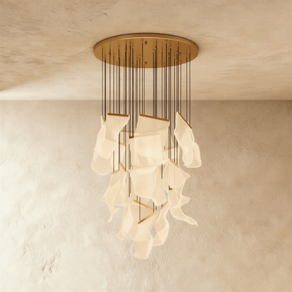 Sheets Chandelier (Round Ceiling Mount) - Residence Supply
