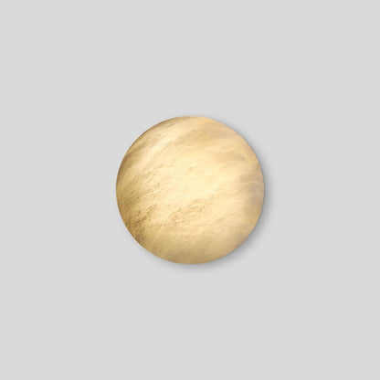 Nuvlight Modern Minimalist Circular Spanish Alabaster Wall Lamp