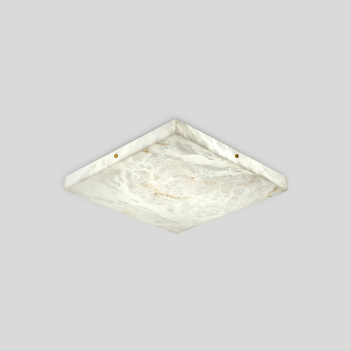 Nuvlight Minimalism Ultra Thin Square Spanish Alabaster Ceiling Light