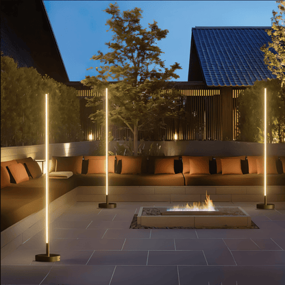 nuvlight Solix Modernist Solar IP65 Outdoor Floor Lamp