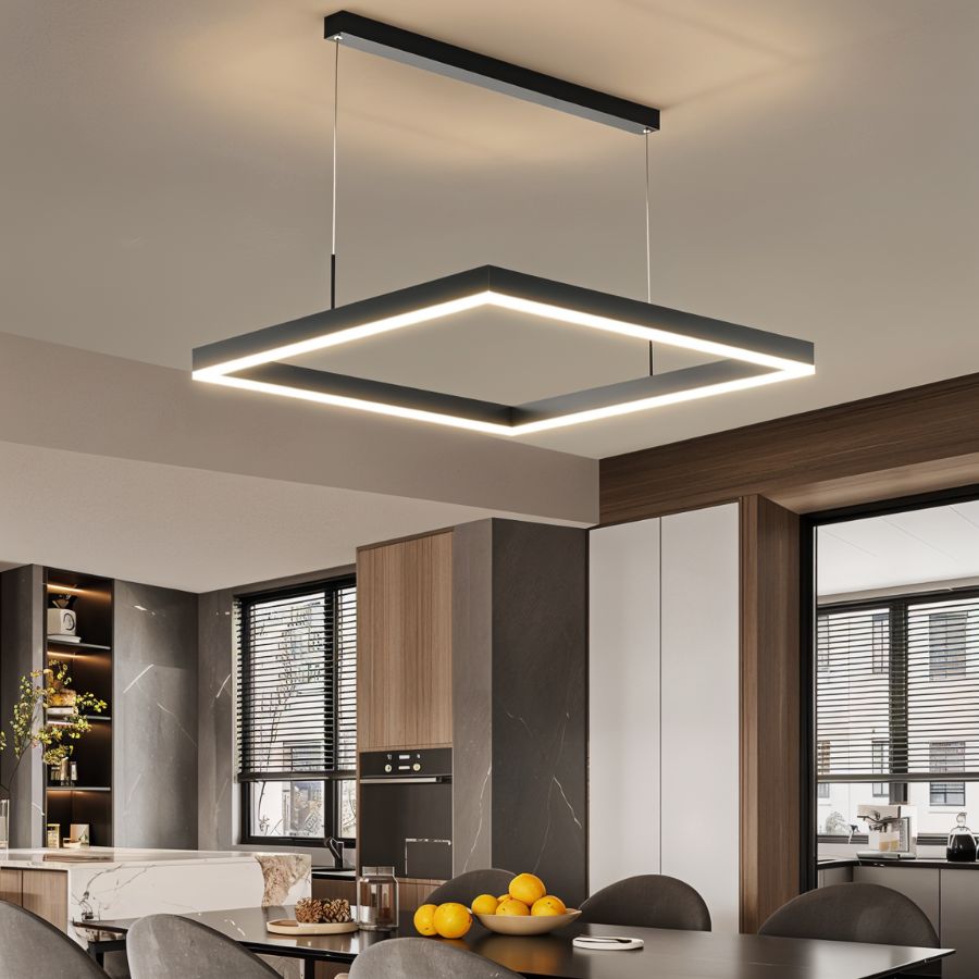 Vanna Chandelier A - Black: L23.6"(60cm) / 50W