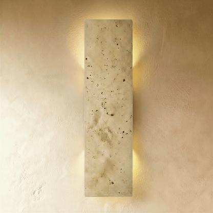 Veil Travertine Wall Lamp - Residence Supply