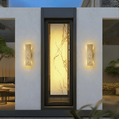 nuvlight Veil Architectural Natural Yellow Stone Up-Downlight