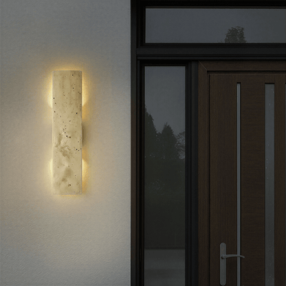 nuvlight Veil Architectural Natural Yellow Stone Up-Downlight