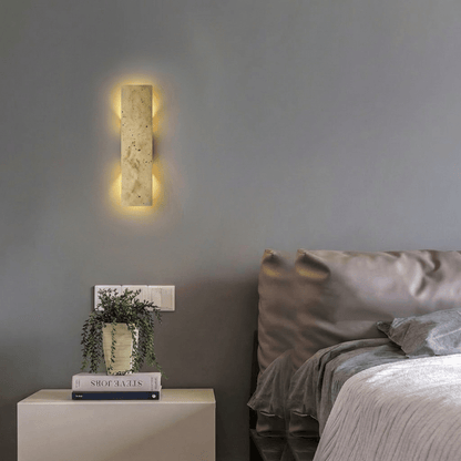nuvlight Veil Architectural Natural Yellow Stone Up-Downlight